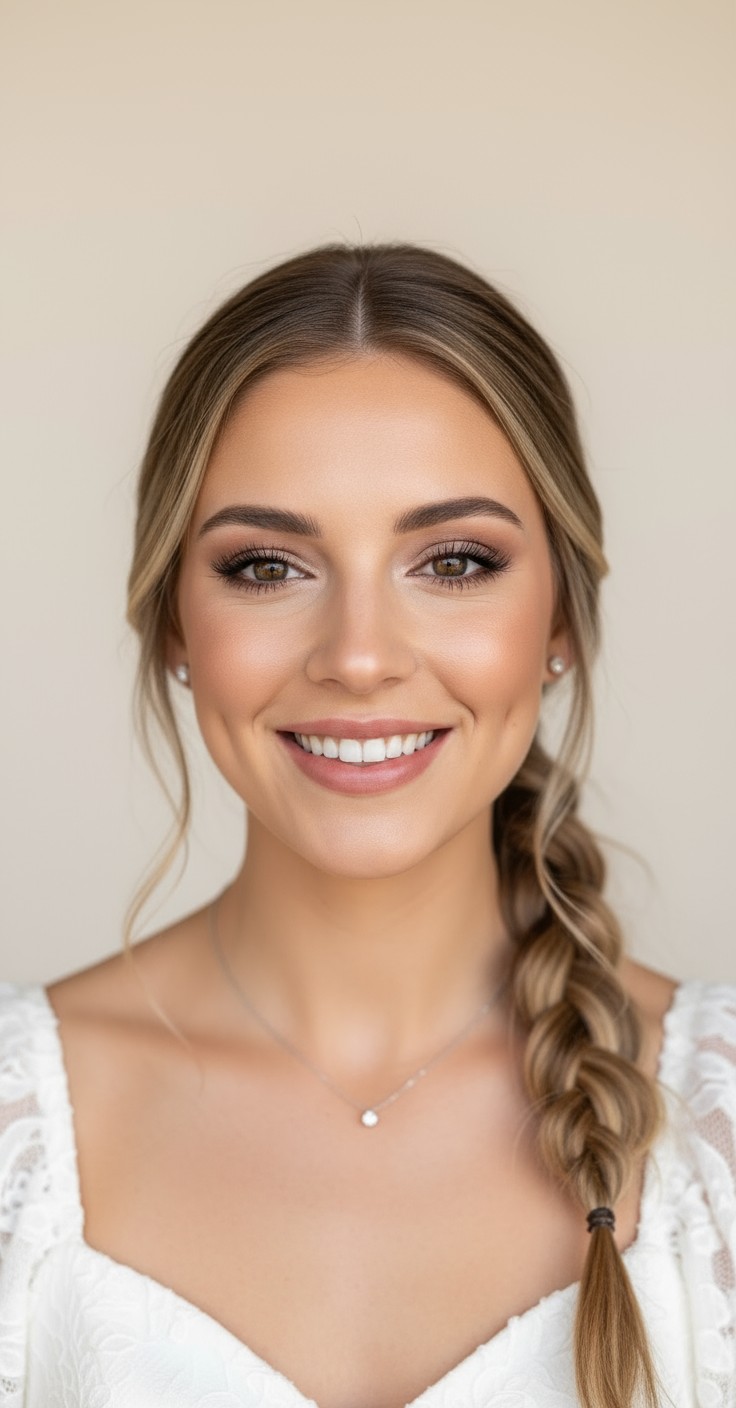 After Side Braid Hairstyle